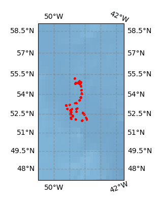 Surface Drift Track