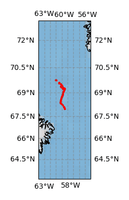 Surface Drift Track