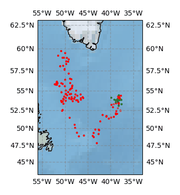 Surface Drift Track