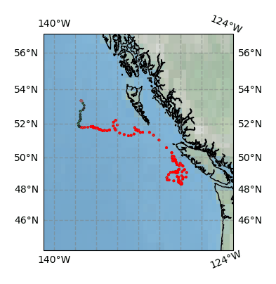 Surface Drift Track