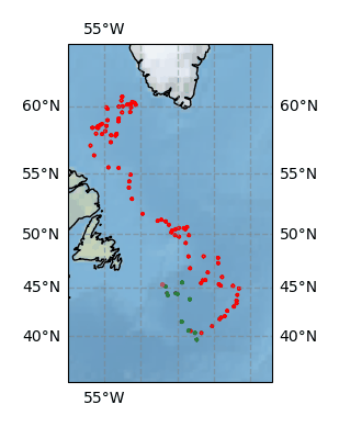 Surface Drift Track